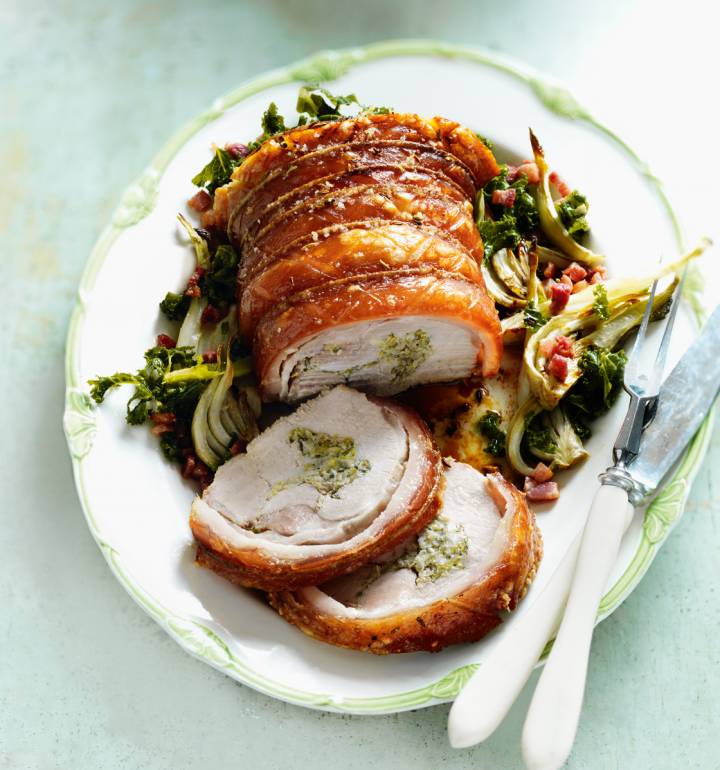 Stuffed Roast Pork